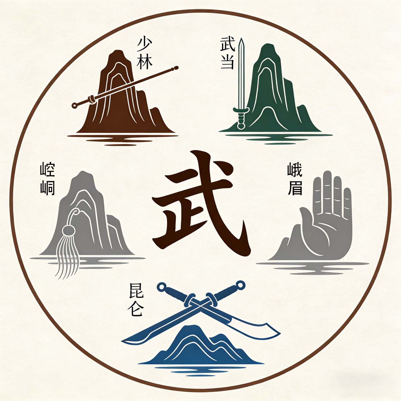 南拳北腿与内家外家:中国武术流派全景图