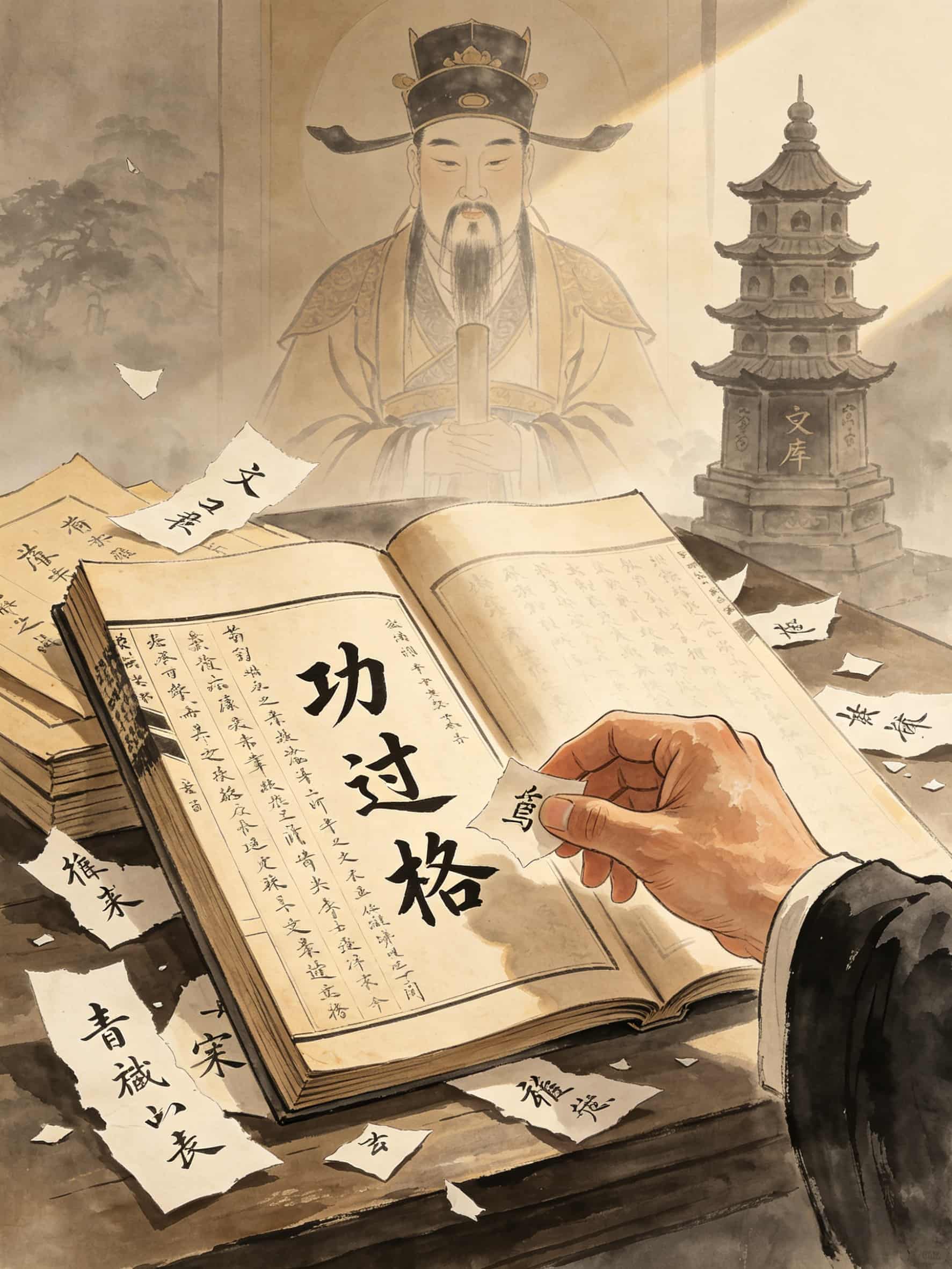 功过格里的“惜字”条目:一种融入日常的道德修行