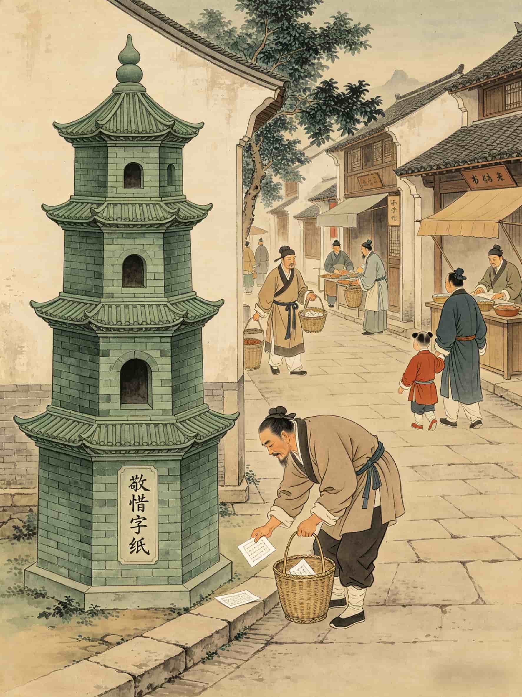 功过格里的“惜字”条目:一种融入日常的道德修行