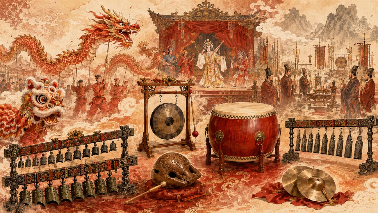 吹、拉、弹、打:中国民族乐器的基本分类