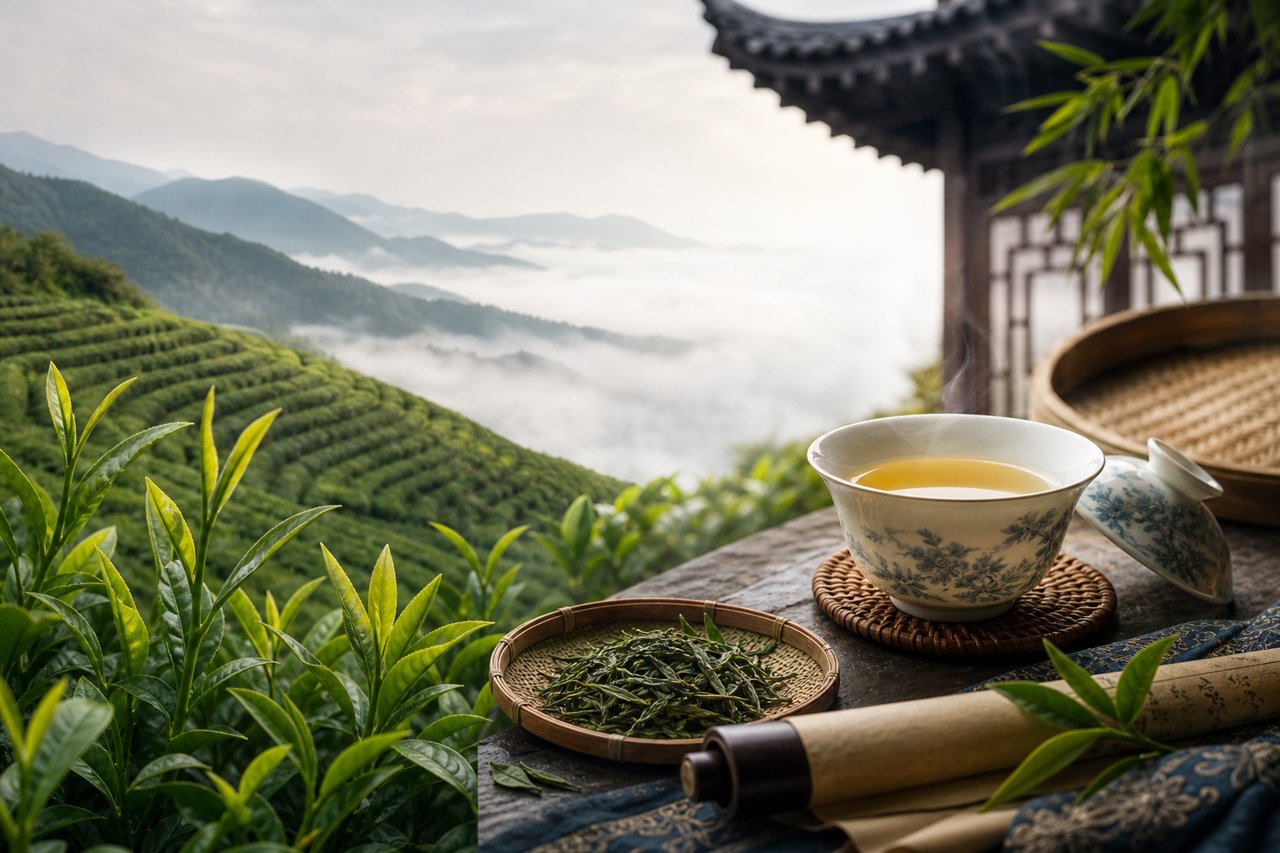 一片茶叶从山间到杯中的文化旅程