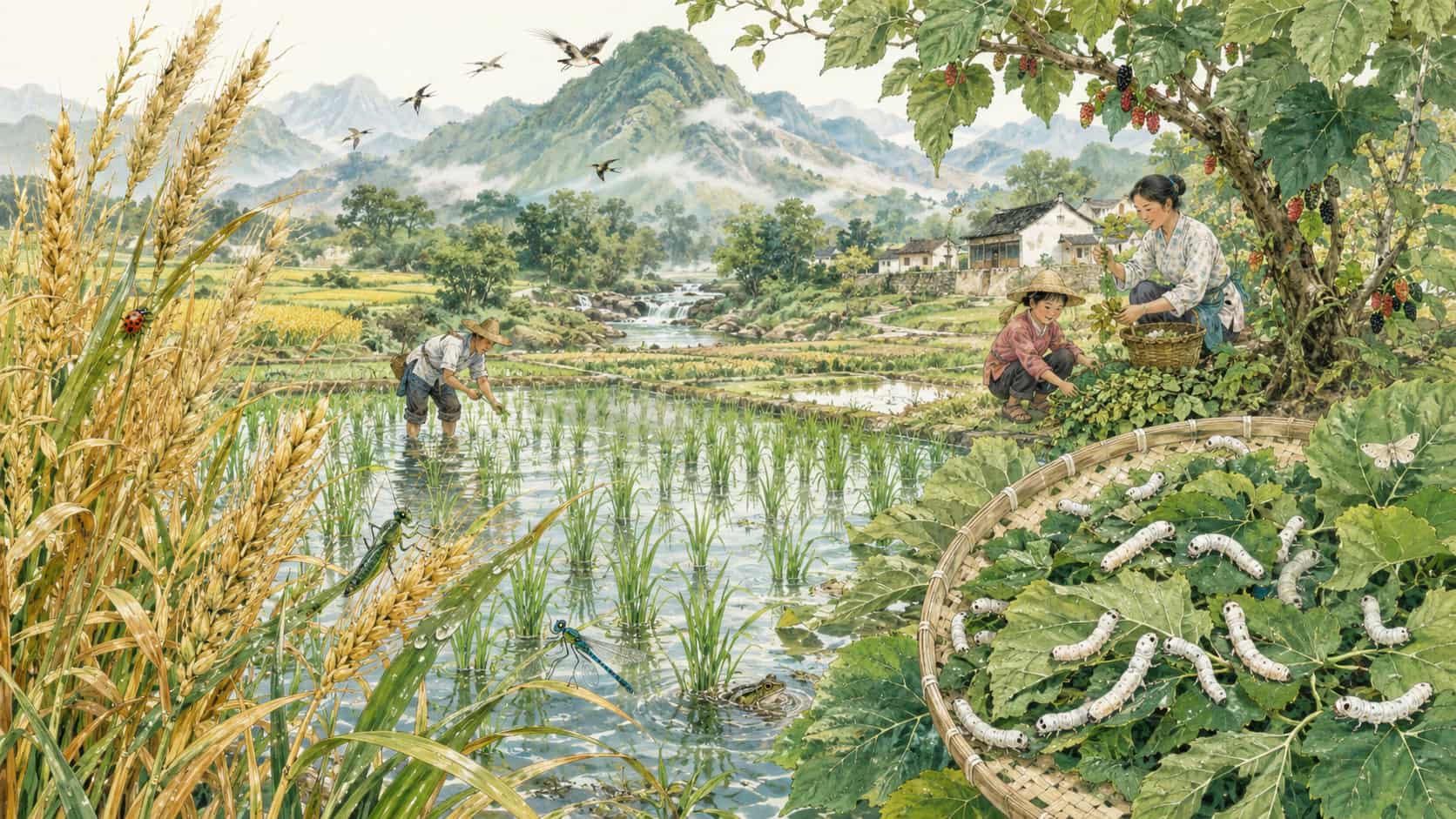 草木虫鱼皆成俗:从小满到生物多样性,看中国人的万物共生观