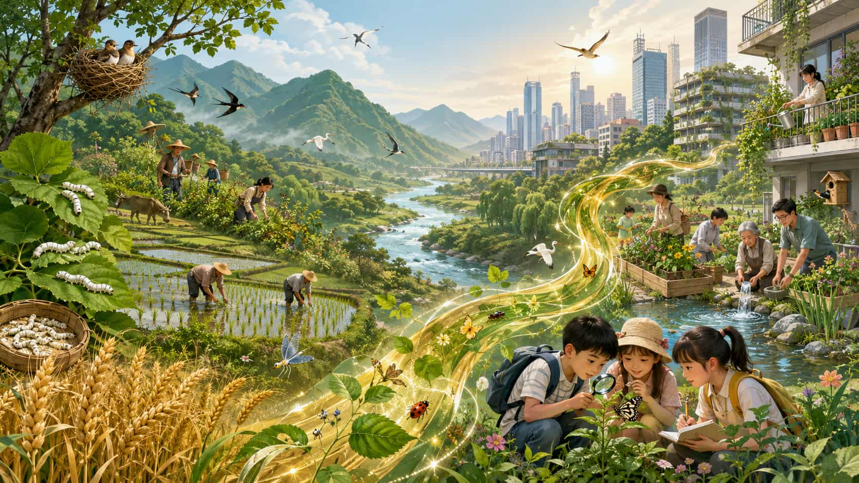 草木虫鱼皆成俗:从小满到生物多样性,看中国人的万物共生观