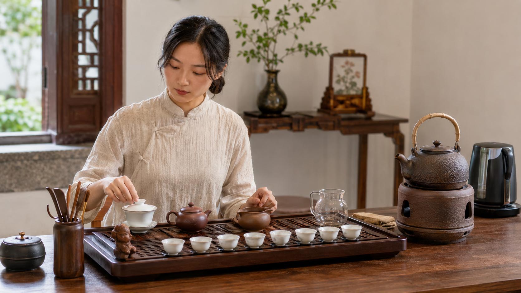 温壶烫盏,乌龙入宫:潮汕工夫茶二十一式详解