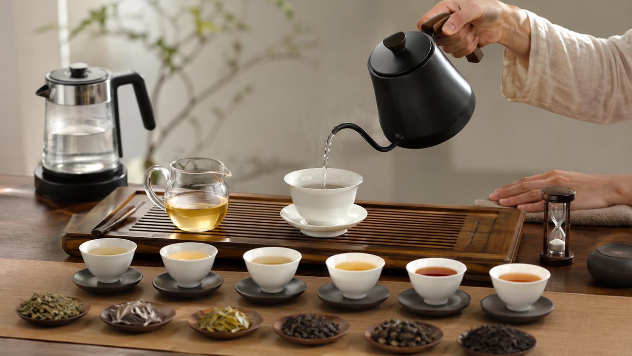 注水有方:六大茶类的冲泡水温与时间密码