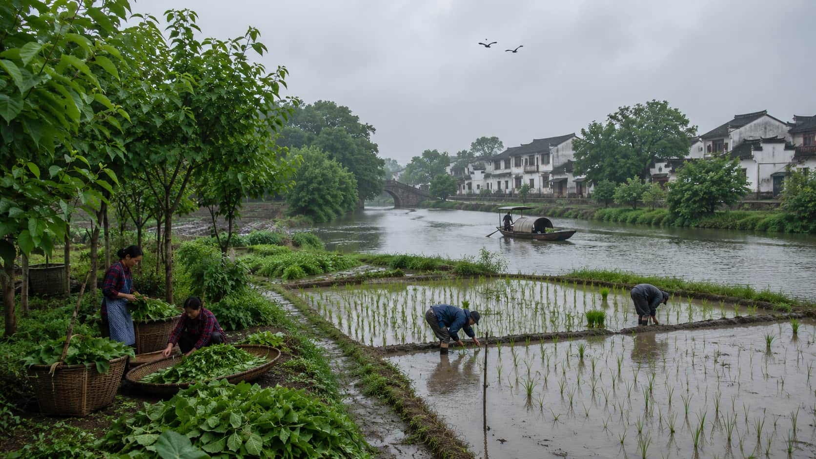 时雨及芒种,四野皆插秧——古诗词里的芒种农耕图景
