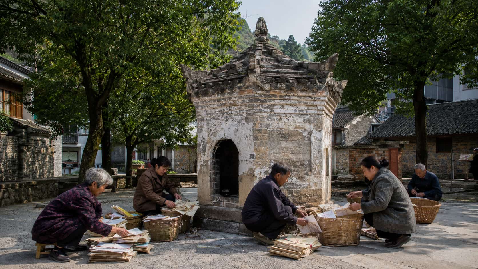 文昌帝君与”惜字”之约:一场跨越千年的民间信仰叙事