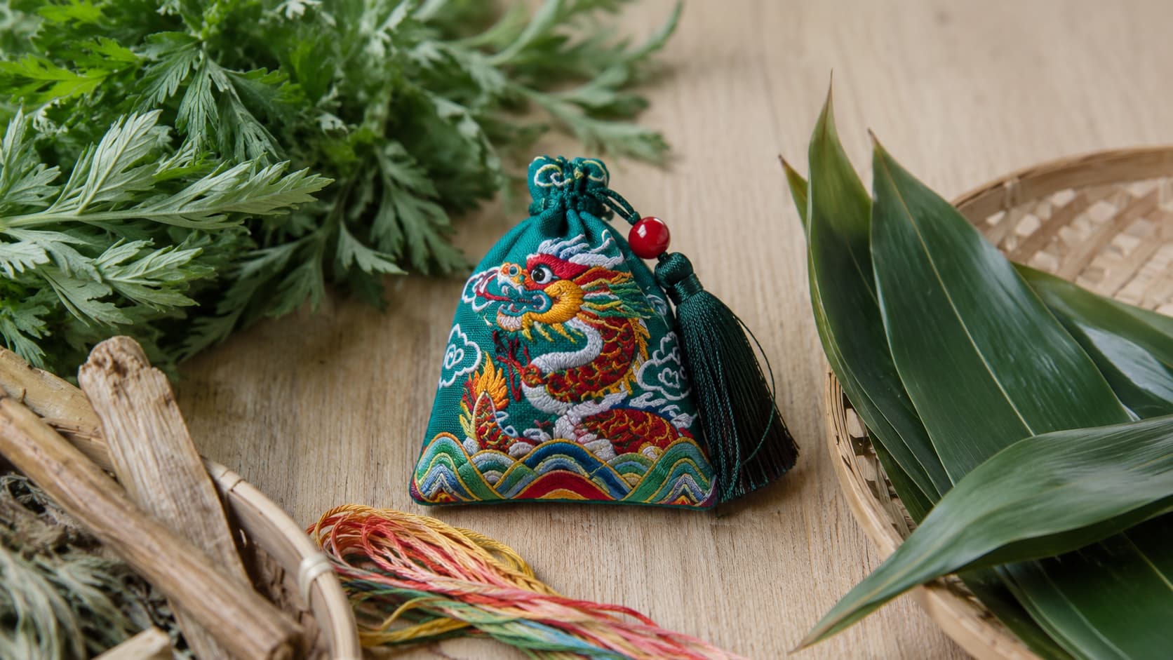 帛古论今|端午将至话香囊:一针一线缝出的千年辟邪美学