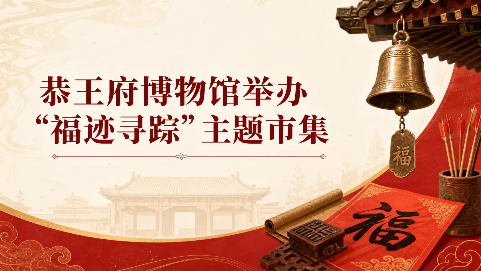恭王府博物馆举办“福迹寻踪”主题市集