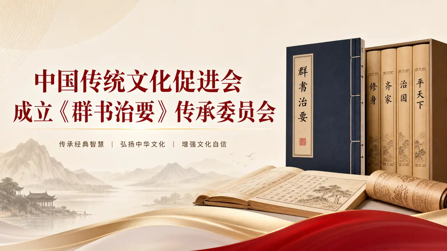 中国传统文化促进会 成立《群书治要》传承委员会
