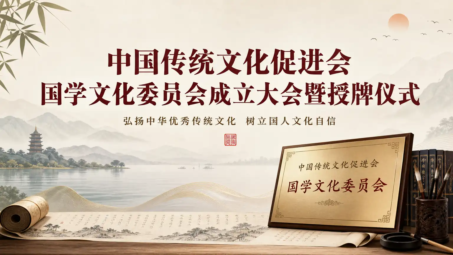 中国传统文化促进会国学文化委员会成立大会暨授牌仪式