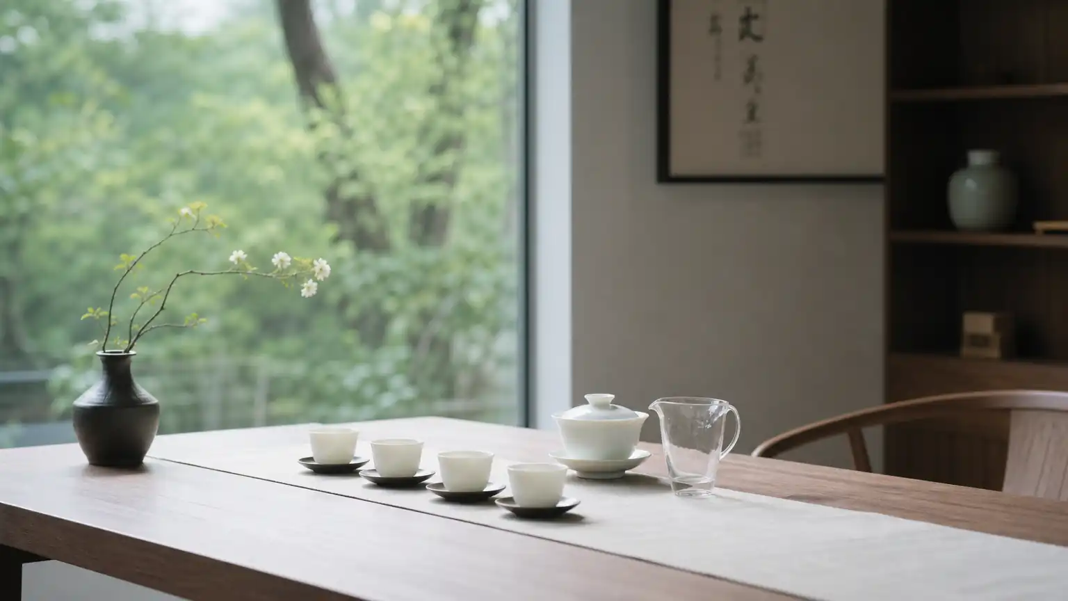 茶席之上,自有山林:茶道美学的空间营造法则