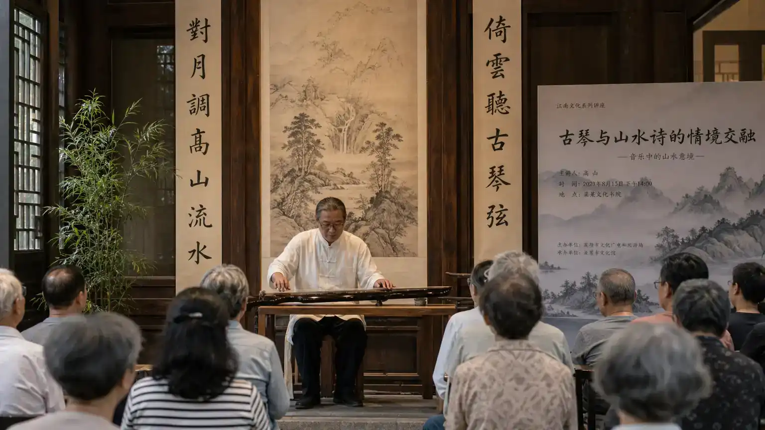古琴与山水诗的情境交融
