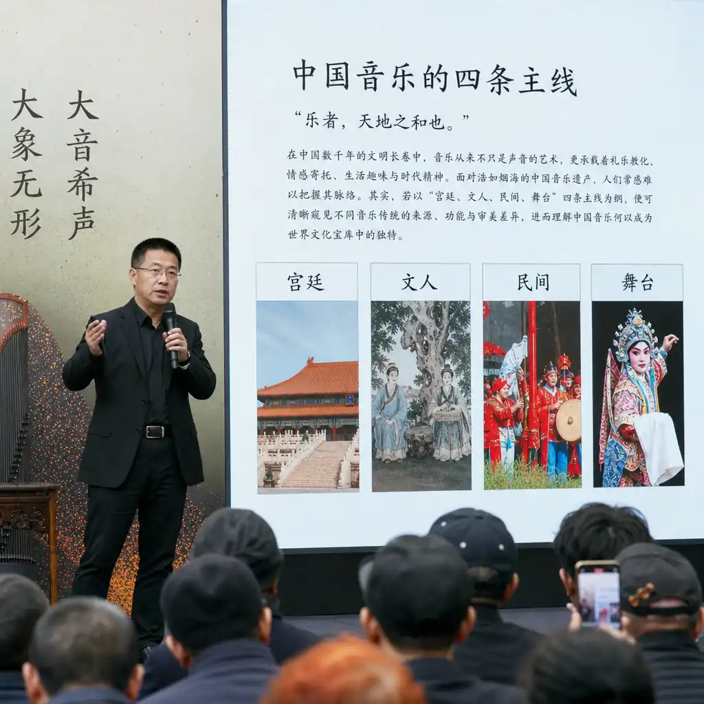 中国音乐的四条主线:宫廷、文人、民间与舞台