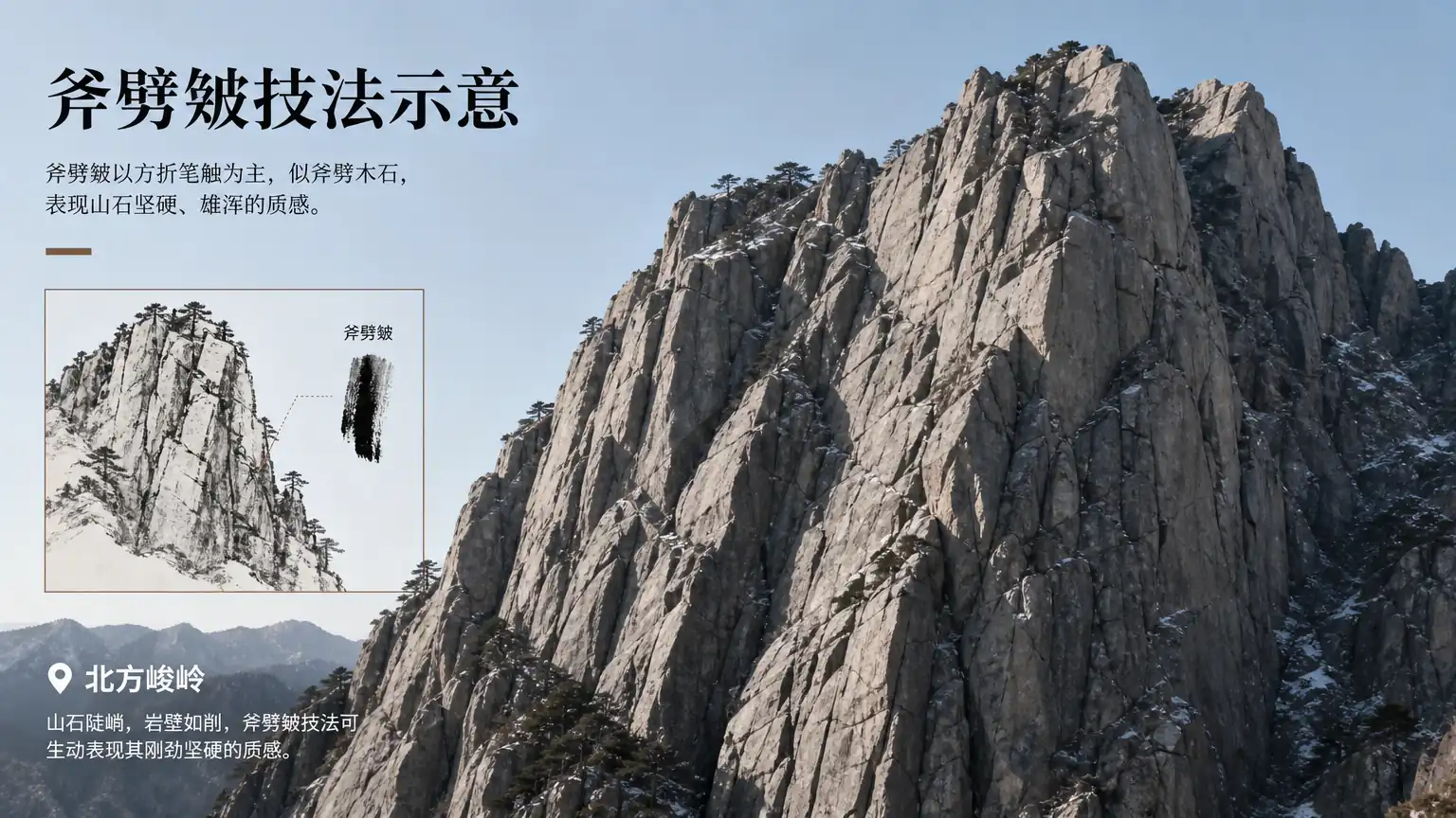 国画皴法小史:山水画如何表现山石气象