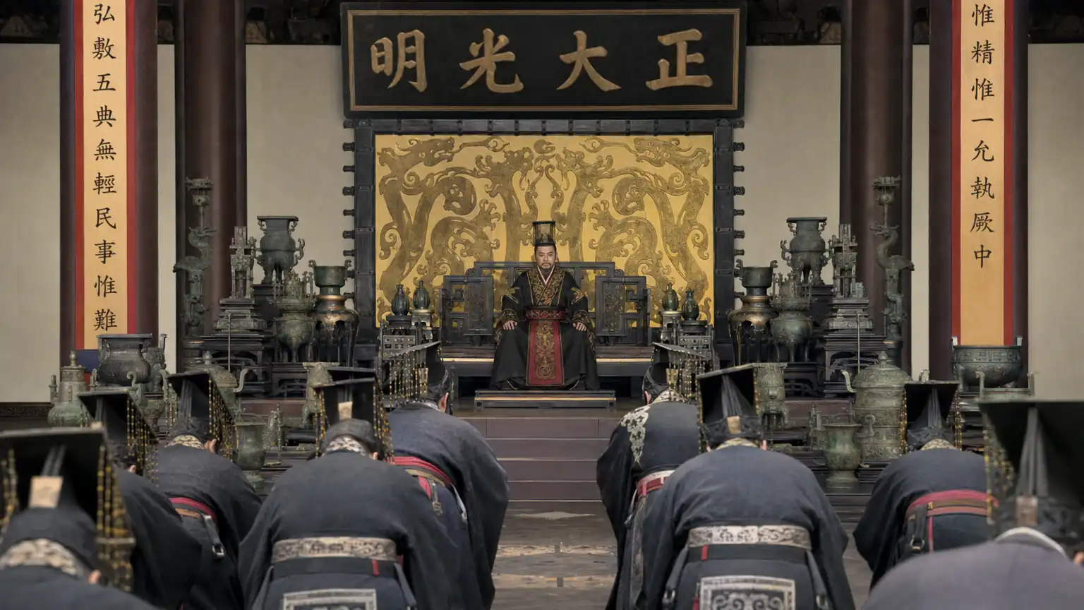 西周朝觐礼仪图