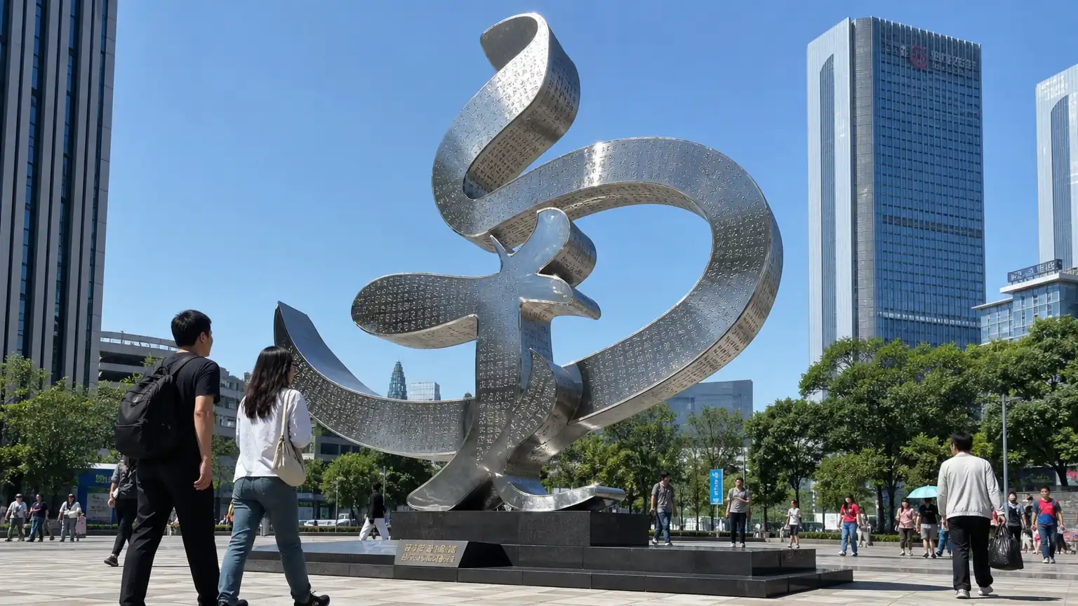 书法与城市视觉:公共空间里的汉字美学