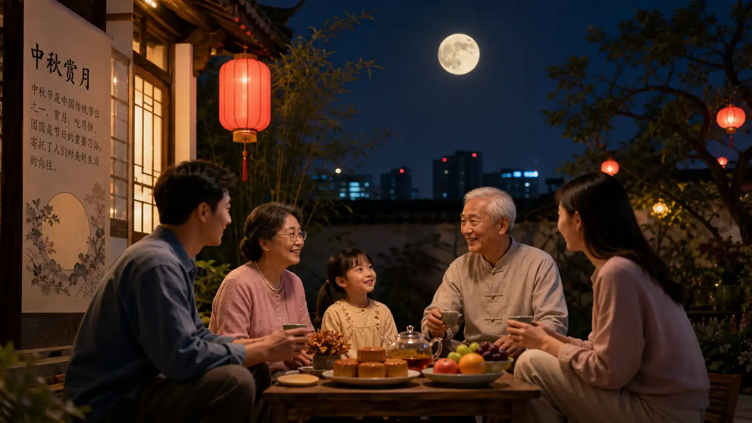 中秋赏月之外:团圆礼俗如何连接家庭情感