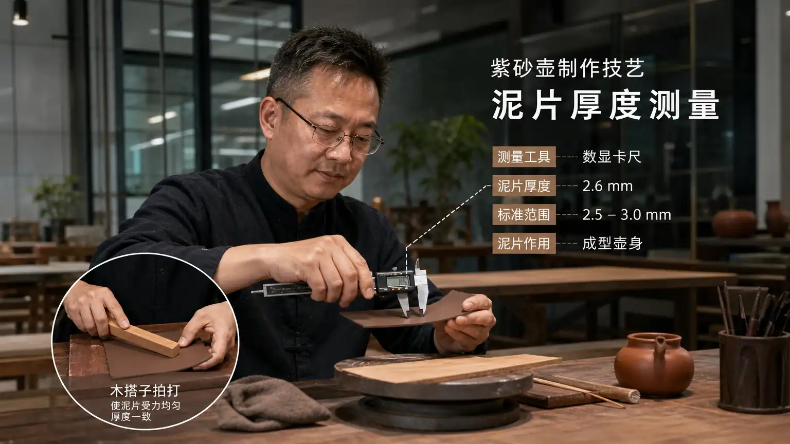 紫砂壶制作工序标准化拆解