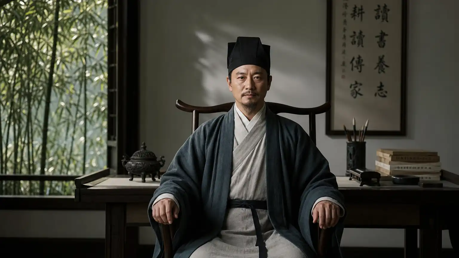 天圆地方与文人坐姿