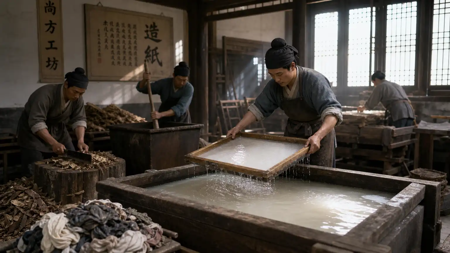 蔡伦与造纸术:技术如何改变文明传播