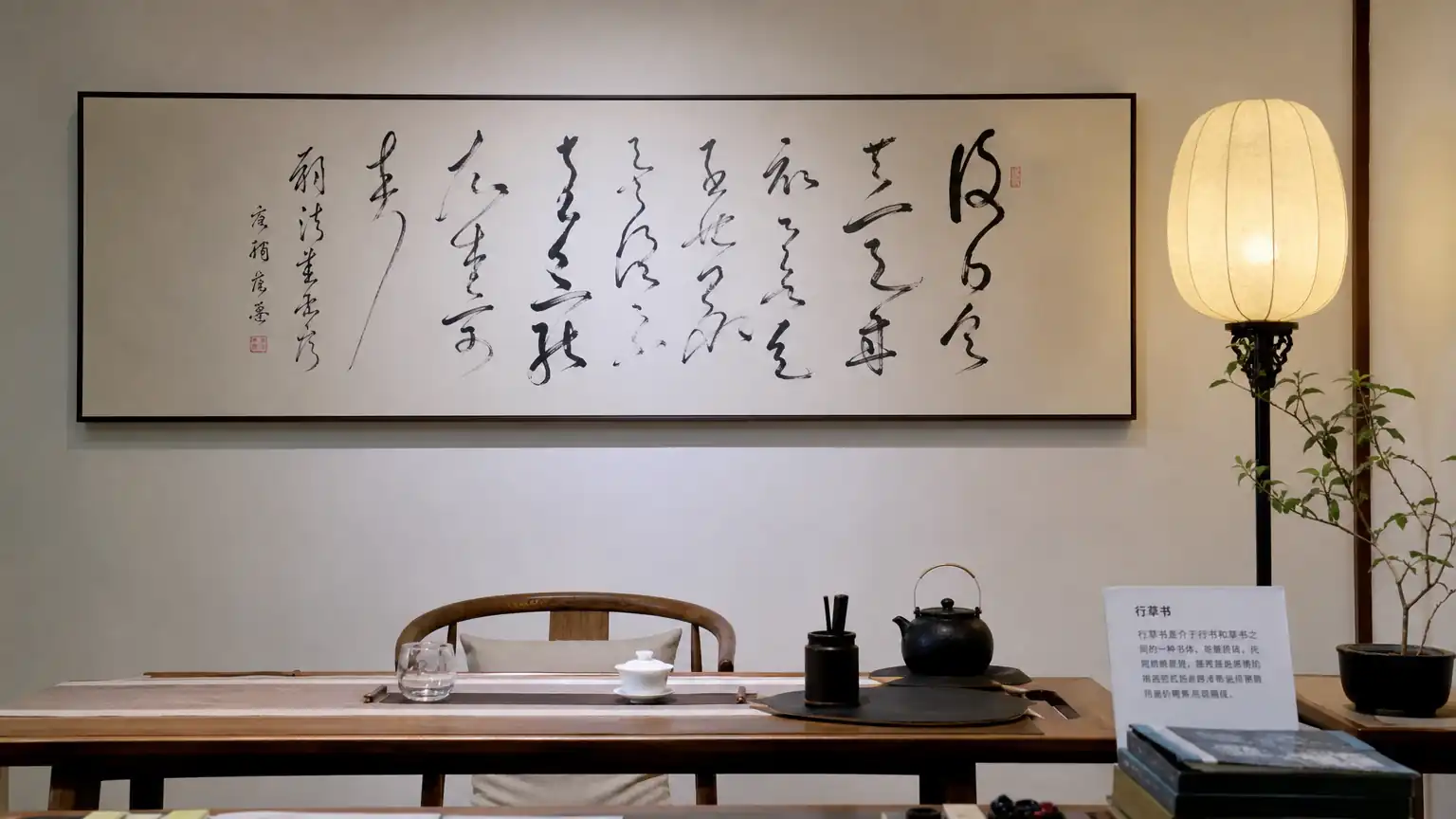 书画与空间陈设:现代茶室里的东方美学