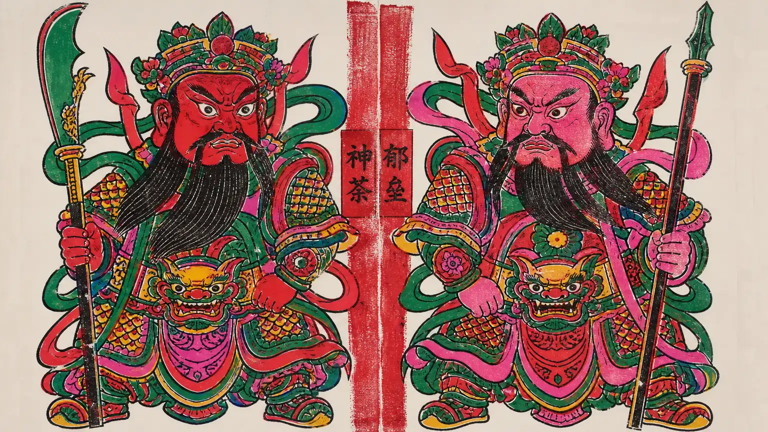 木版年画的地域谱系:从门神到民间审美