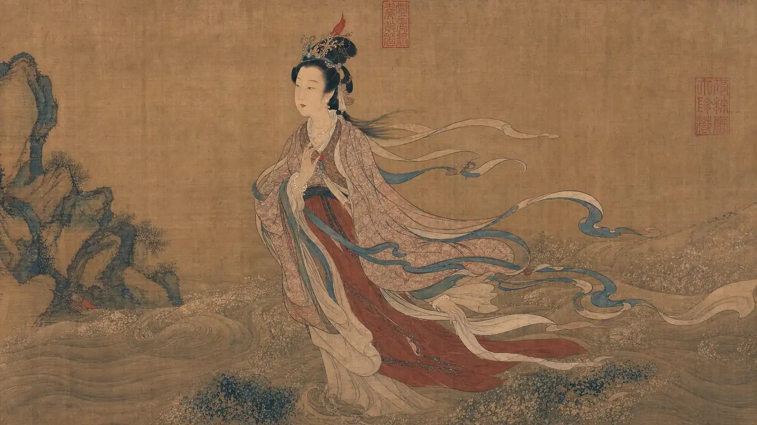 洛神赋图局部