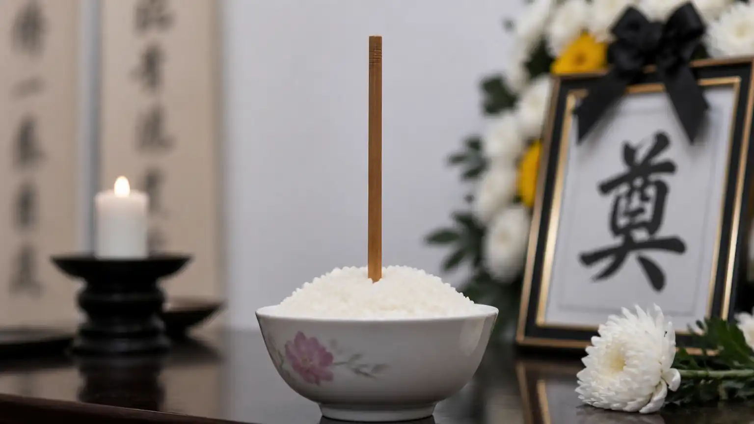 筷子插碗:中国人最忌讳的事