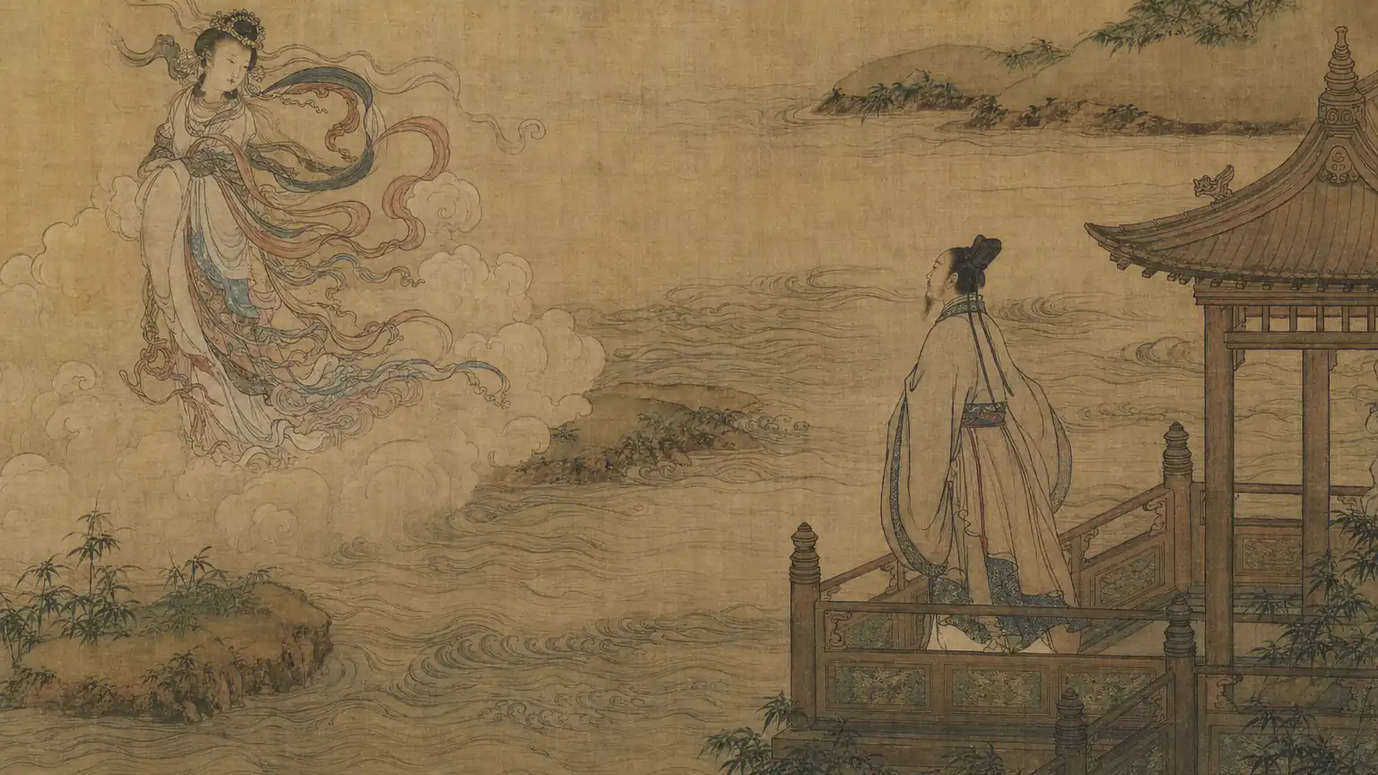 顾恺之《洛神赋图》:1600年前的人神之恋与“传神”的眼睛