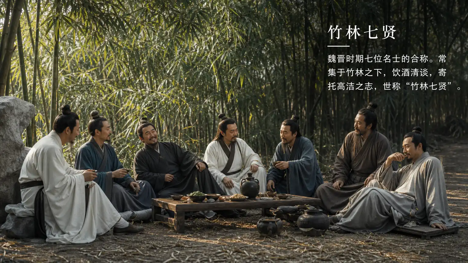 竹林七贤(一):竹林七贤:文学变革与玄学之始