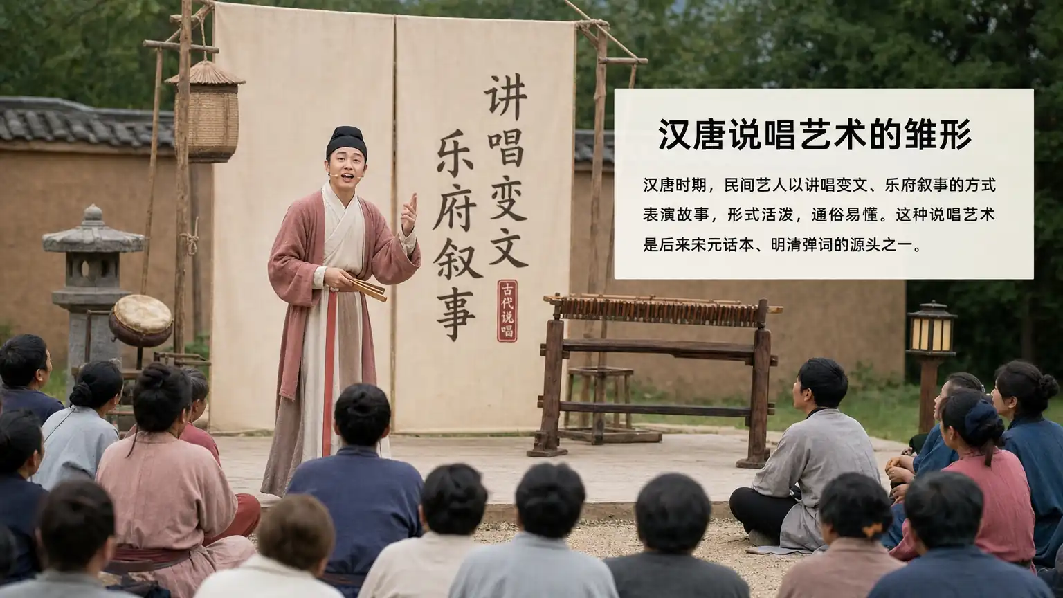 说唱艺术的早期形态