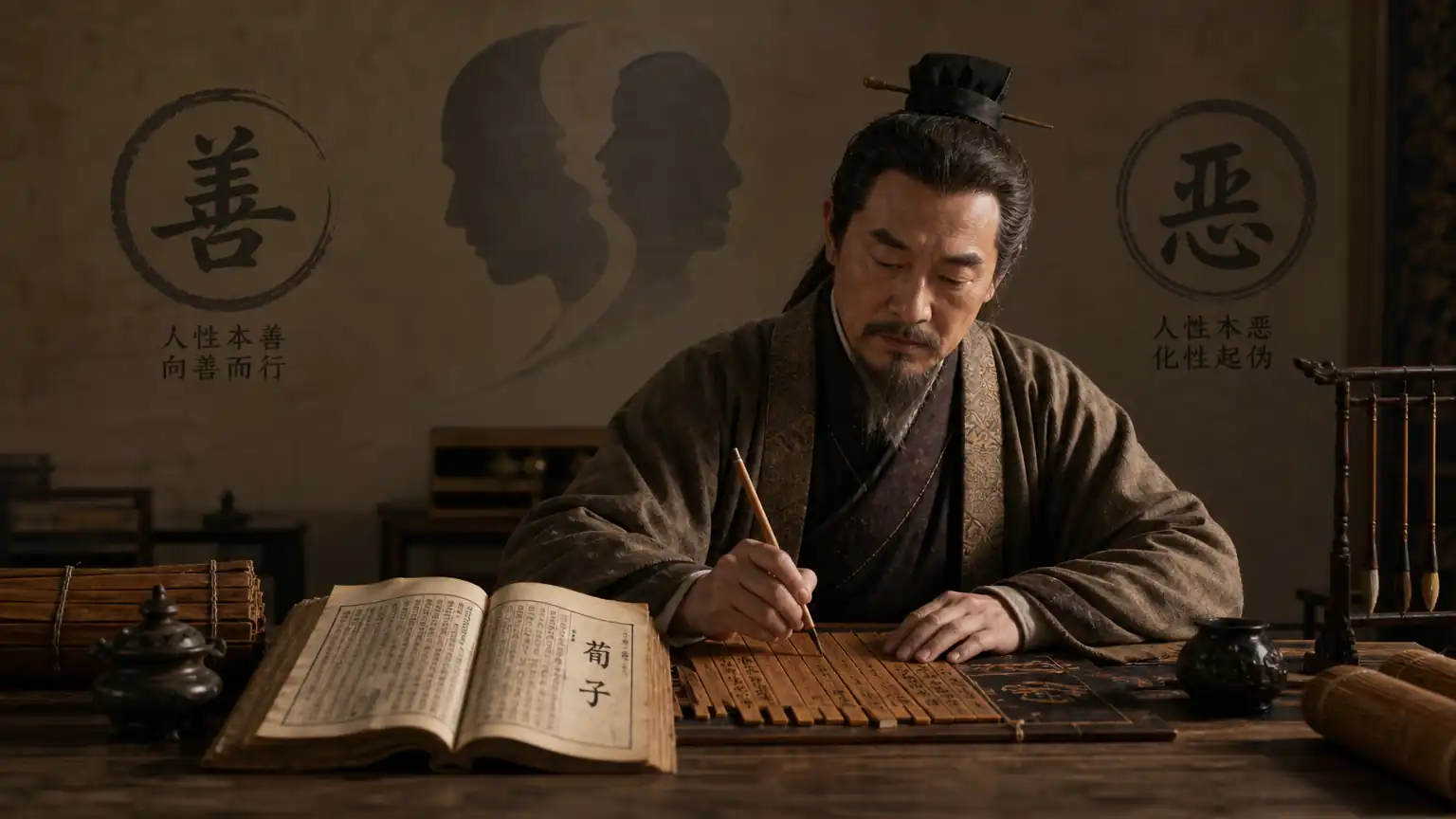 法家入儒:荀子对儒法融合的思想奠基