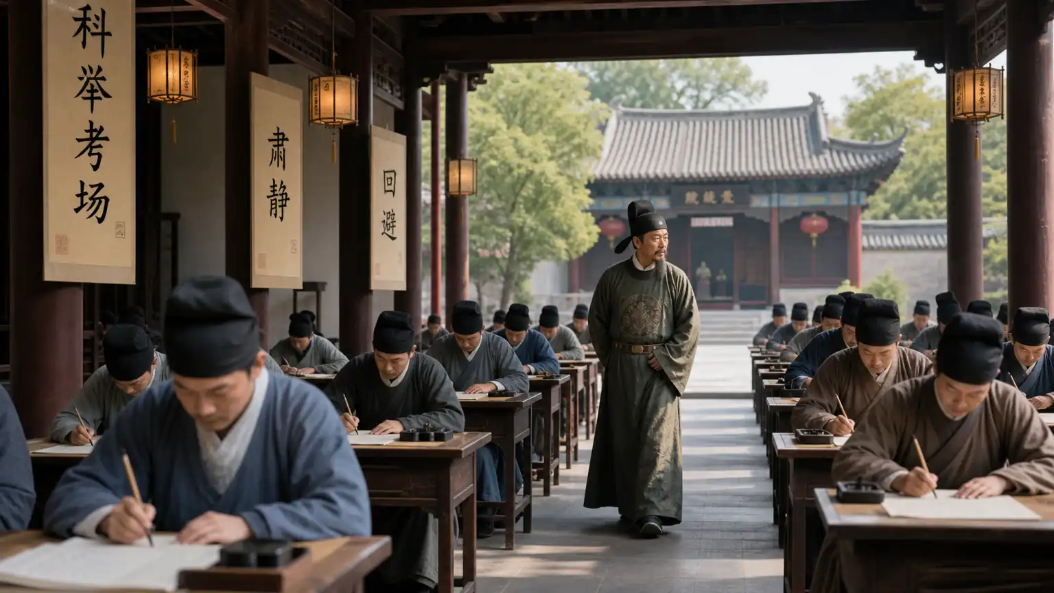唐代科举考试场景