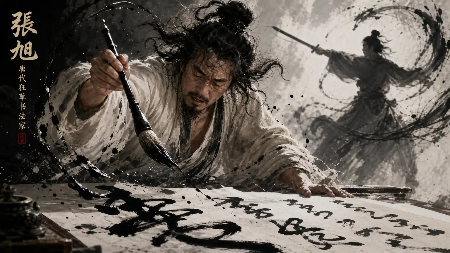 剑舞行云 笔携风雨:公孙大娘与张旭的艺林绝响