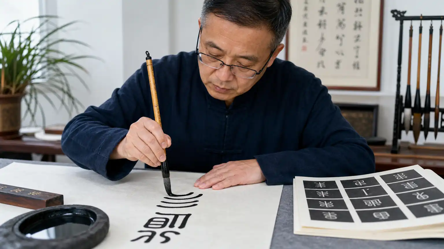 小篆书法技巧(八):小篆笔法总复习——横竖撇捺点挑勾折弧的完整写法
