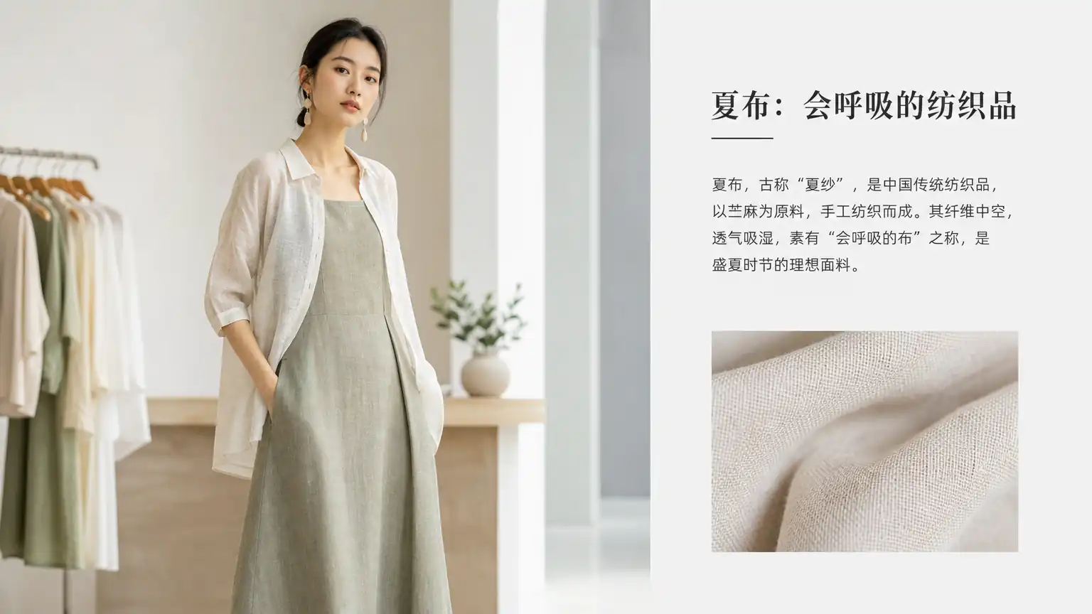 夏布的清凉:一匹布里的季节智慧