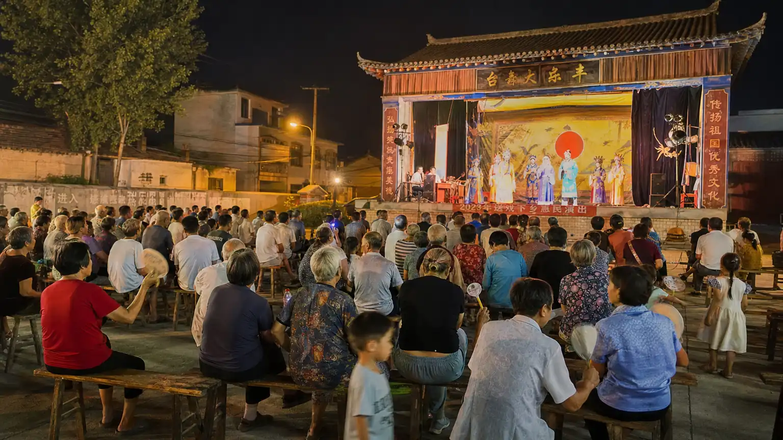 夏夜听戏:乡土社会里的公共娱乐与礼俗
