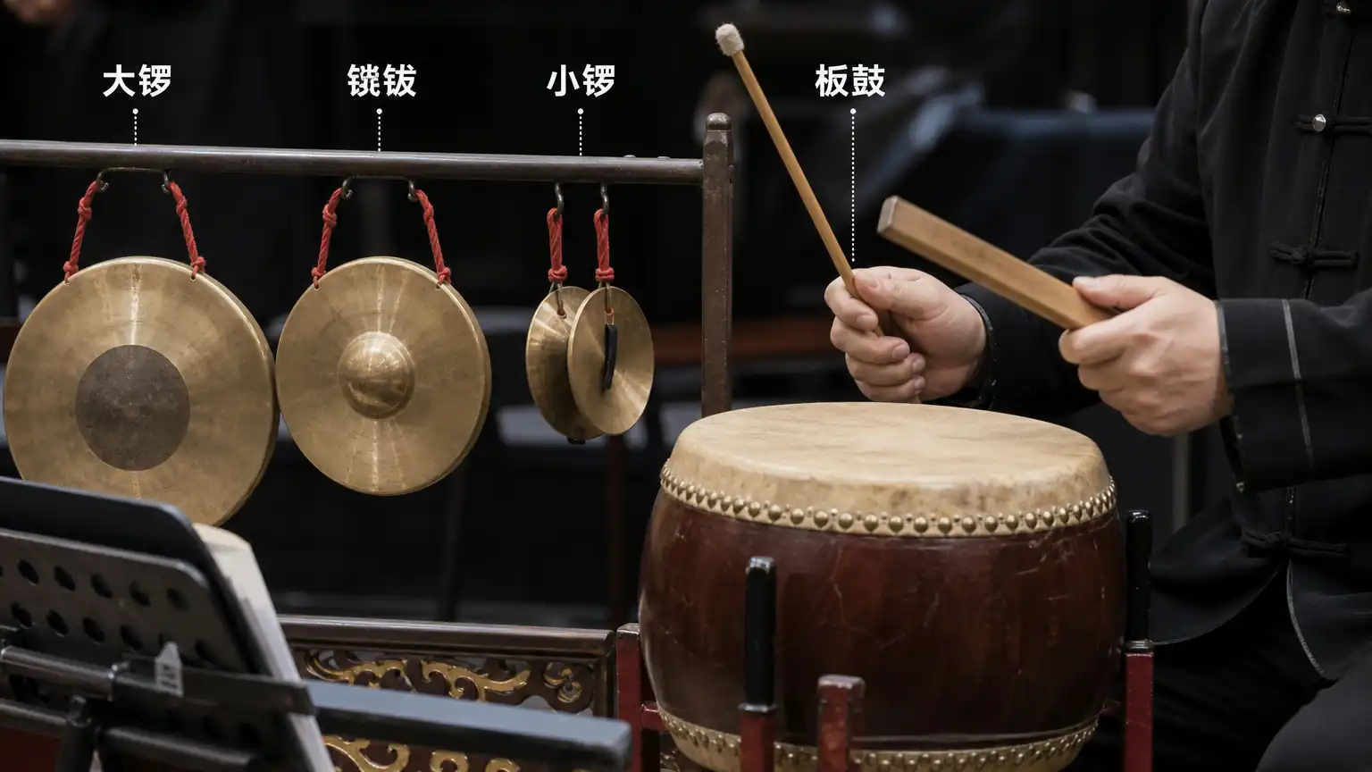 戏曲音乐中的锣鼓经:节奏如何组织舞台
