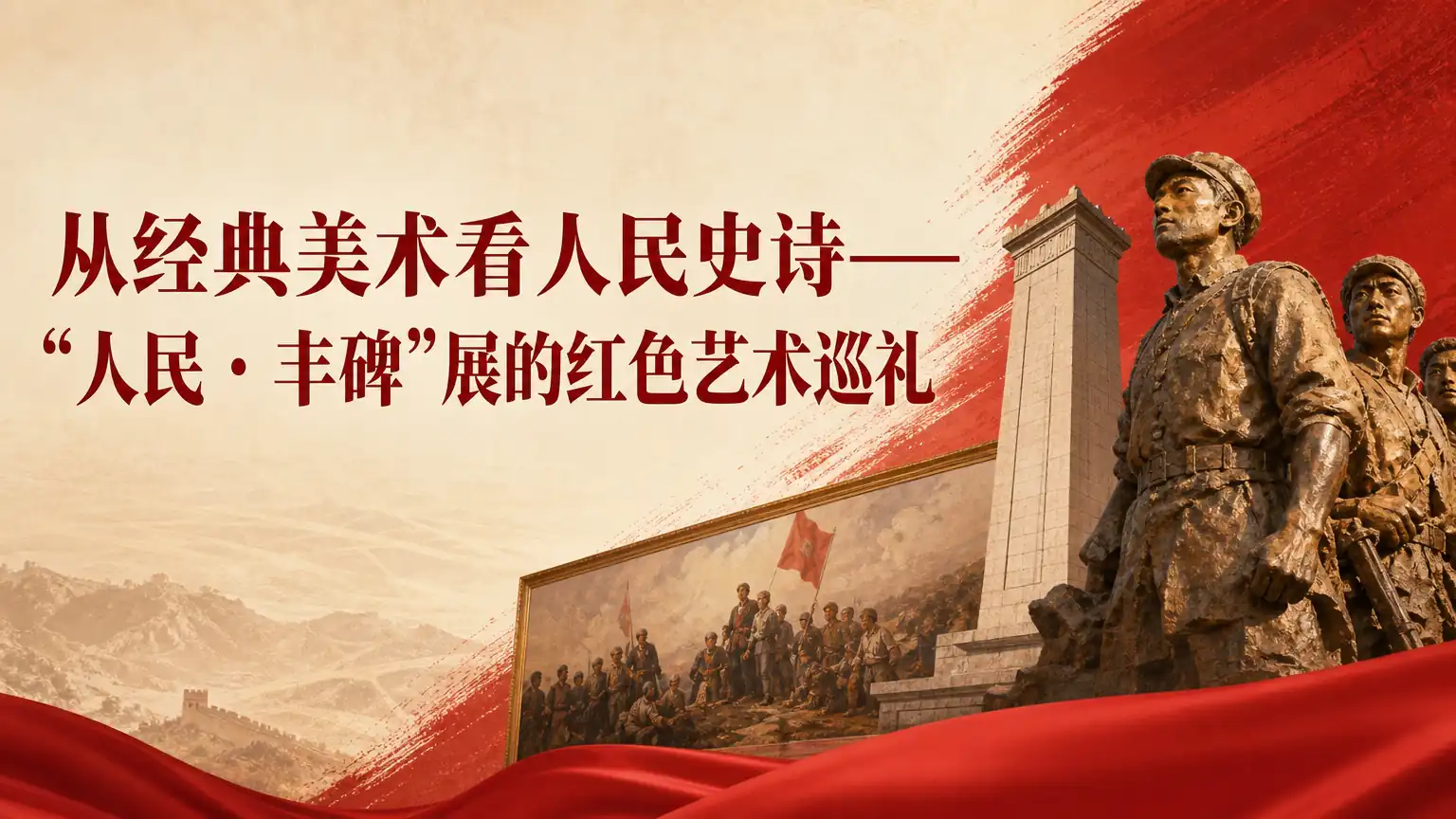 从经典美术看人民史诗——“人民·丰碑”展的红色艺术巡礼