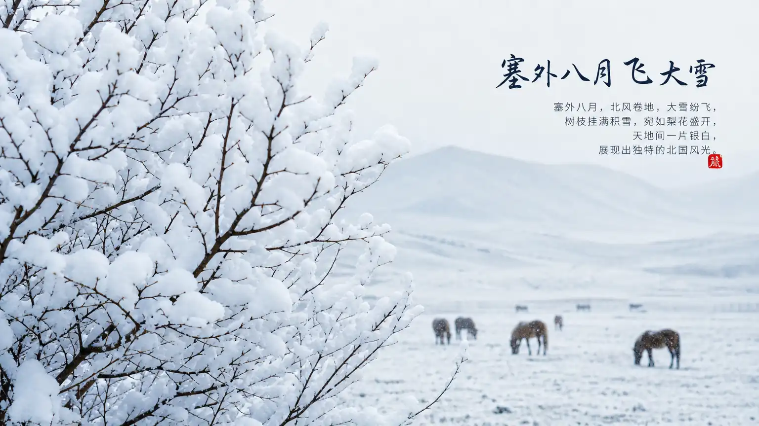 唐诗中的边塞:从王维的大漠孤烟到岑参的千树万树梨花开