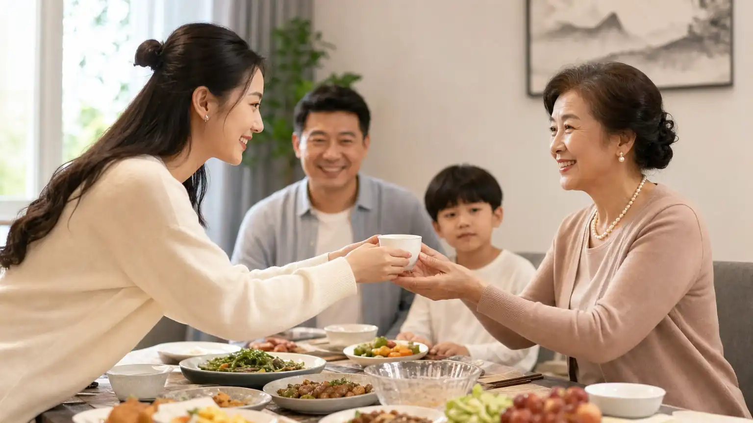 家宴开席礼:餐桌上的次序与温情