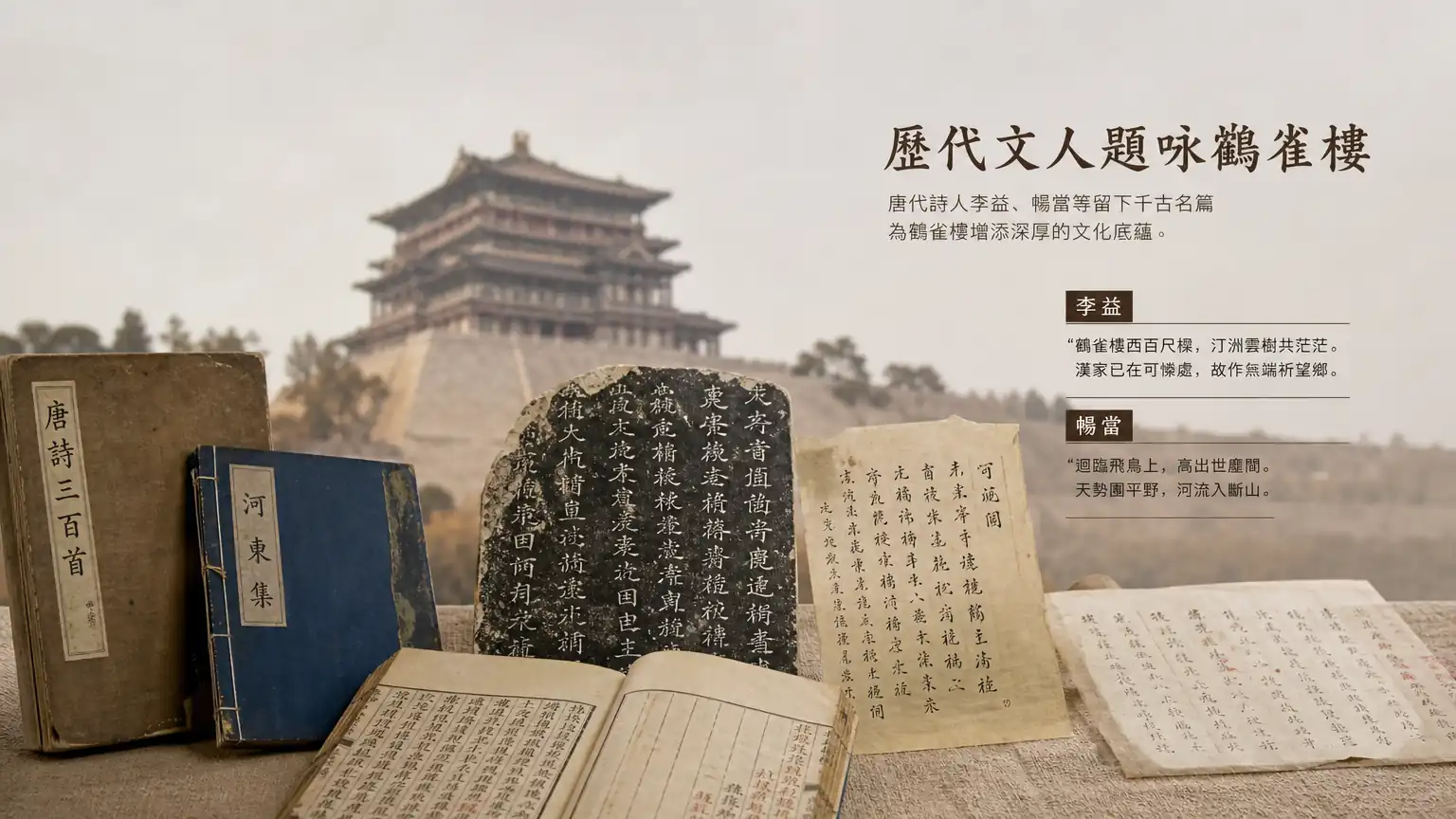 鹳雀楼诗文与名楼记忆
