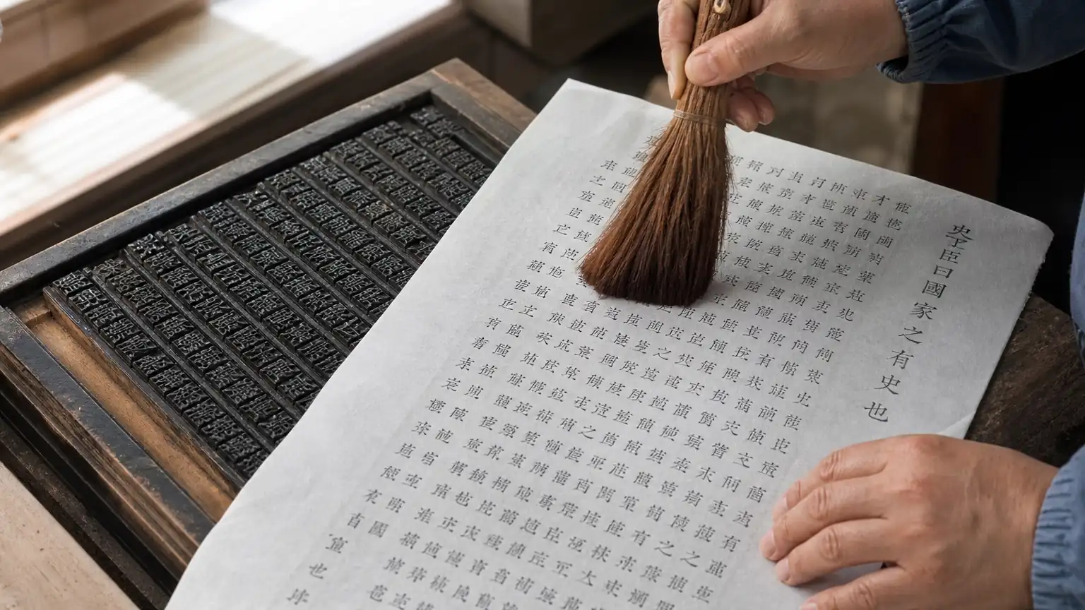 木活字排版:一字一格里的秩序