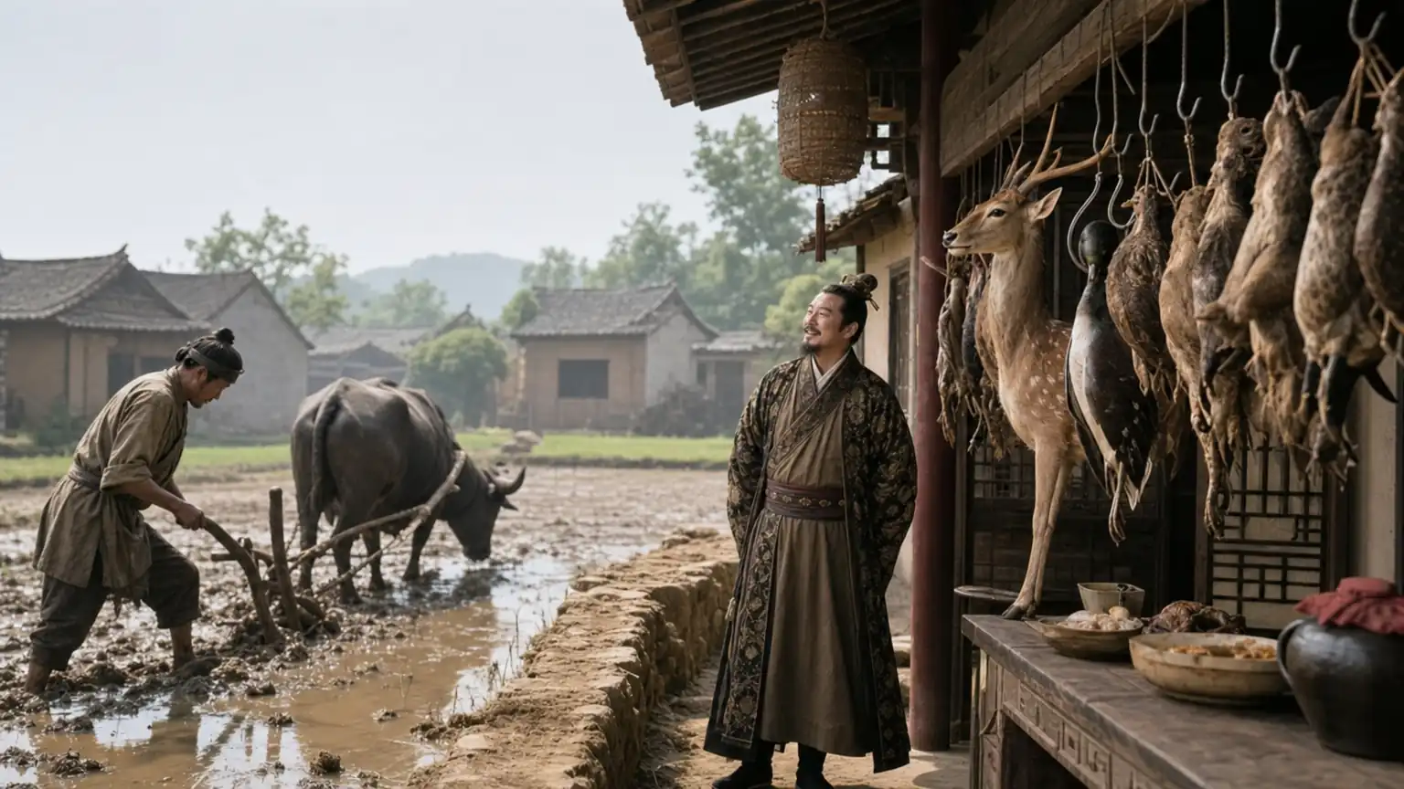 《诗经·伐檀》:直抒底层百姓不平讽咏