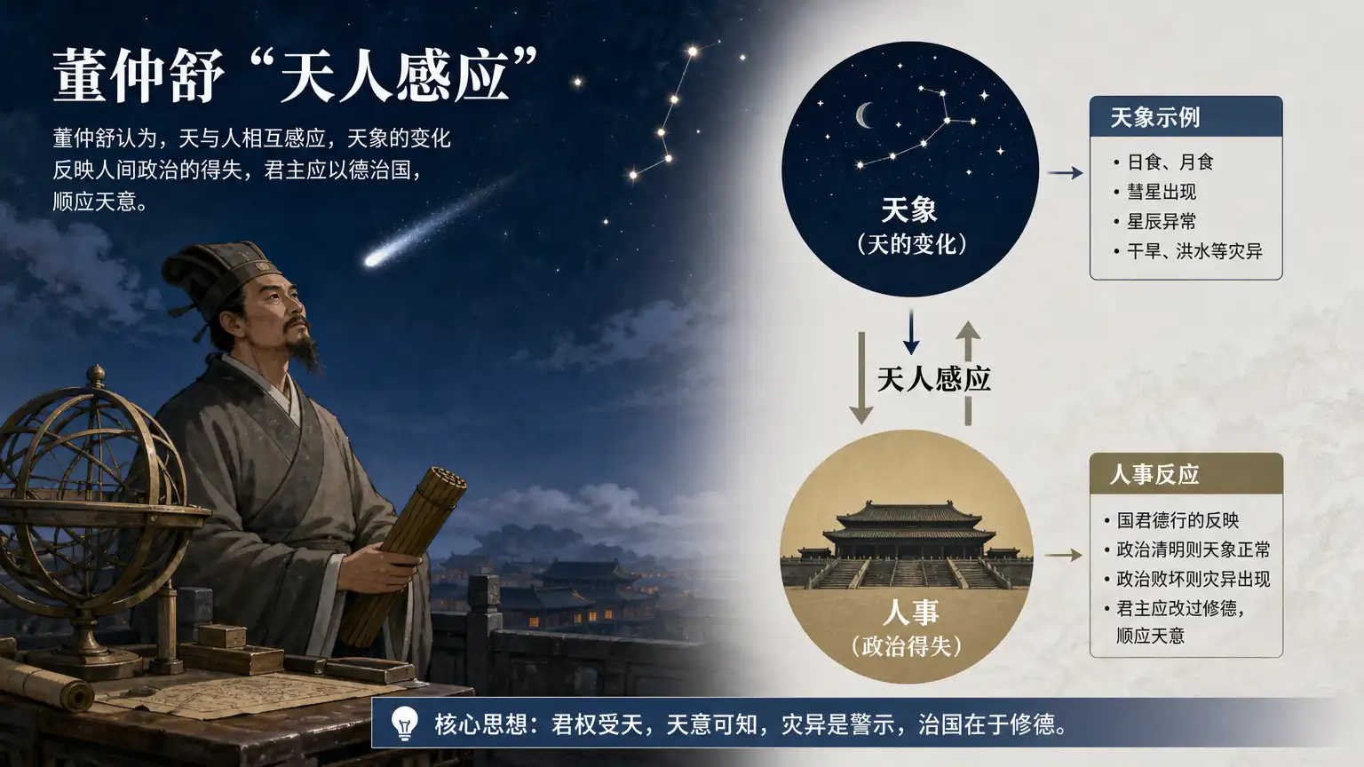 天人感应示意图
