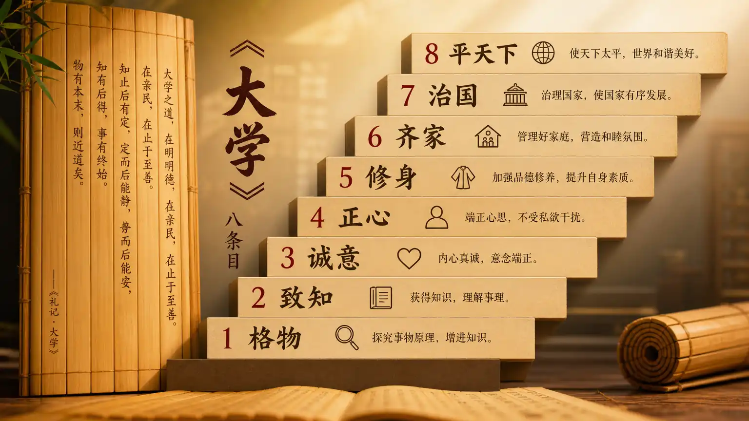 儒家修身阶梯图