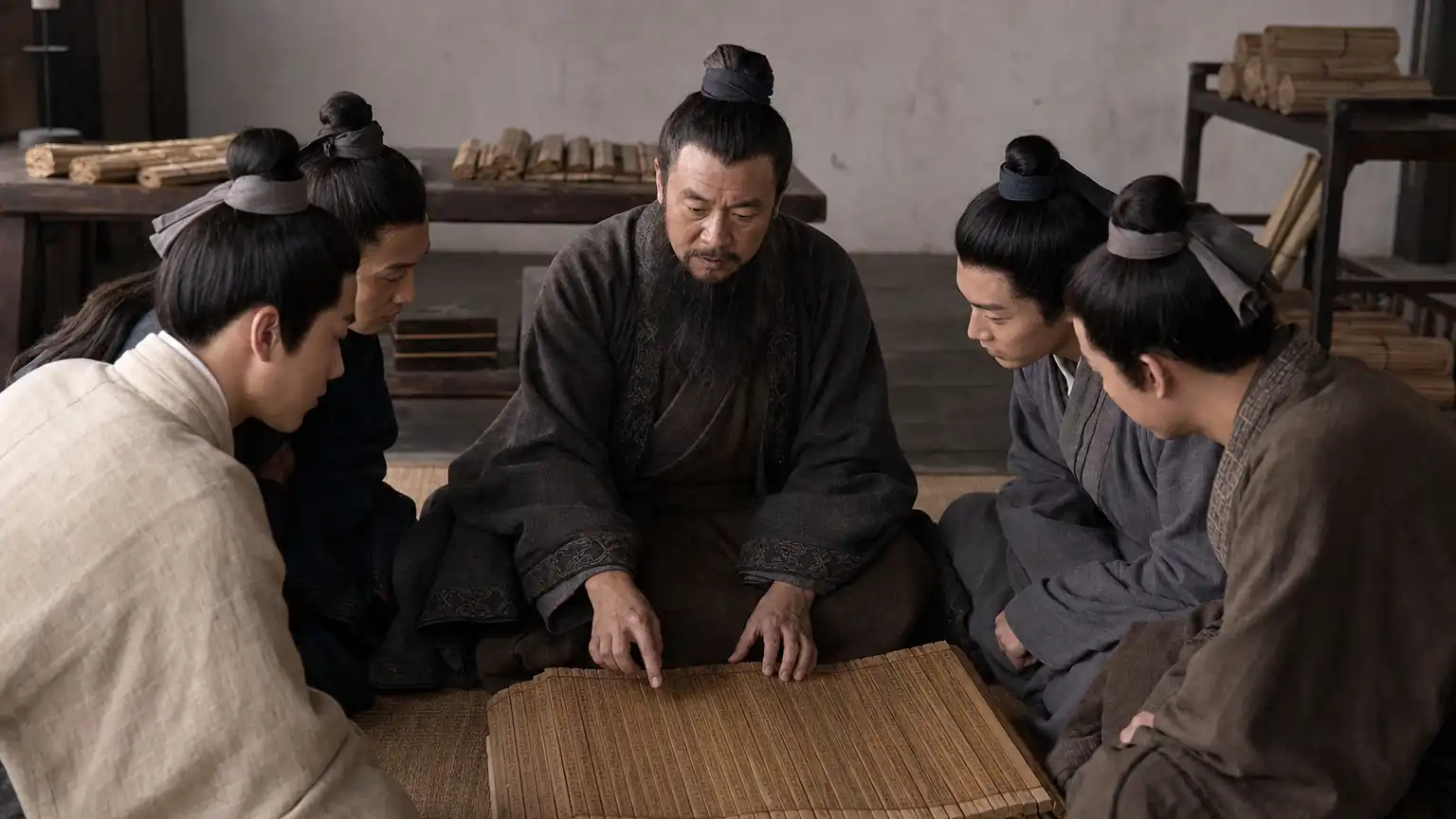 荀子讲学图