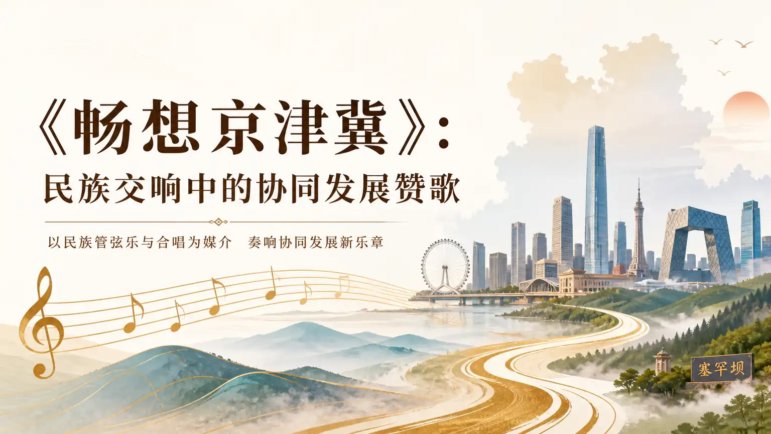 《畅想京津冀》：民族交响中的协同发展赞歌