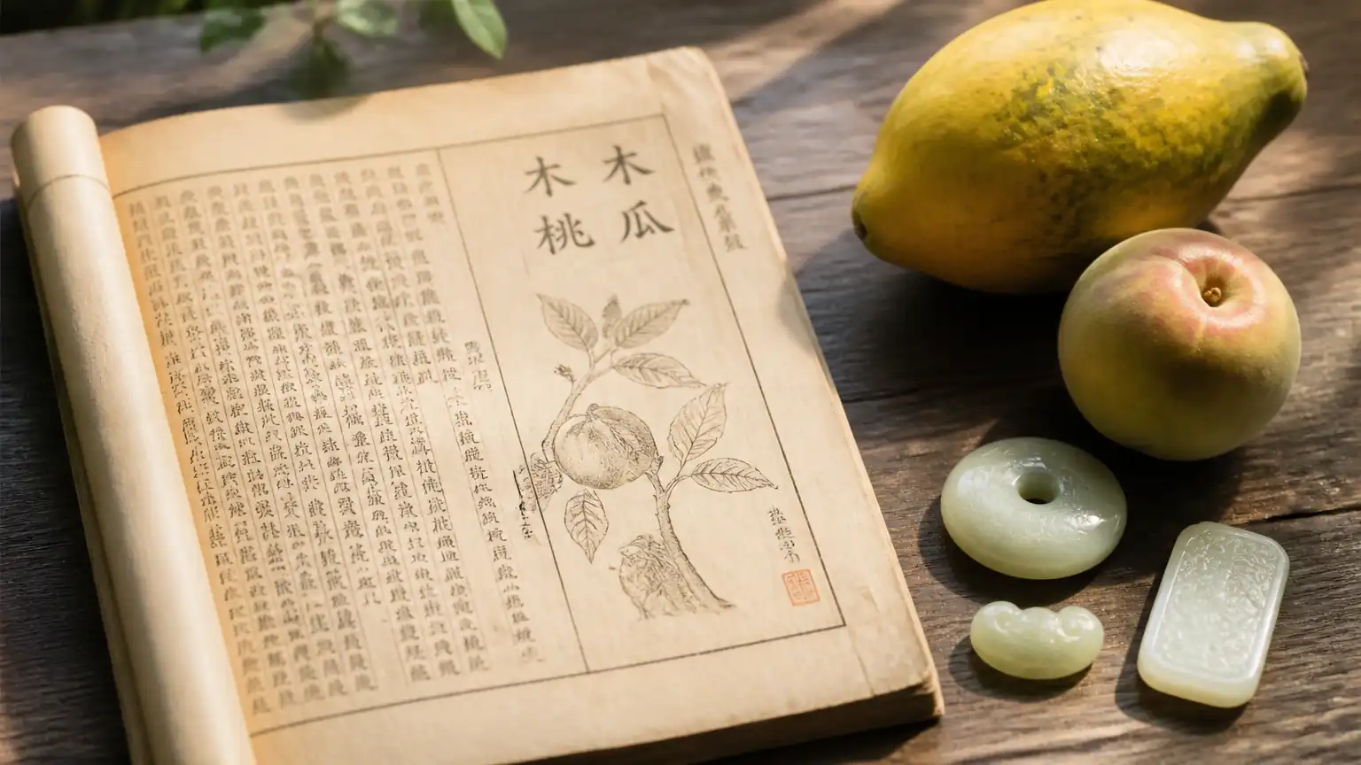 投木报琼意象图
